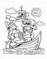 Coloring Pages Garfield Ship Pirate Captain His Halloween Printable Getdrawings Getcolorings sketch template