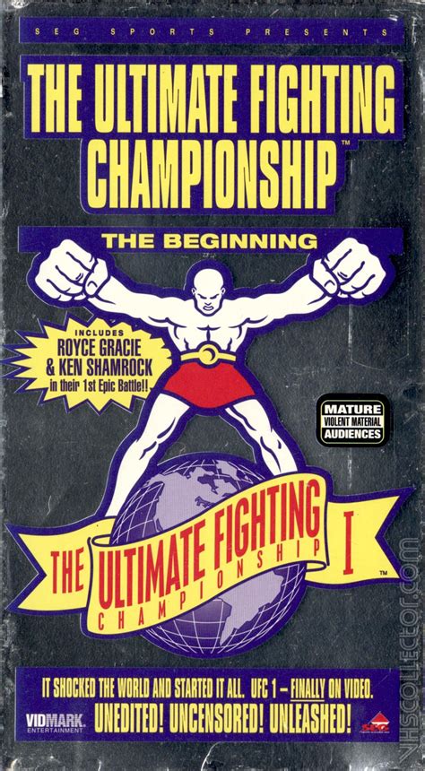 ultimate fighting championship   beginning vhscollectorcom