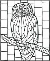 Mosaic Coloring Pages Christmas Getcolorings Printable sketch template