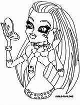 Monster High Frankie Malebog Målarbilder Stein Fargelegge Barn Tegninger Moe Fargelegging Til Farvelægning Colouring Fargelegg Papa sketch template