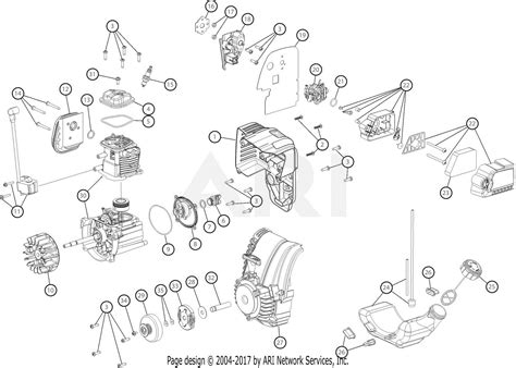 troy bilt tbec     parts diagram  engine assembly