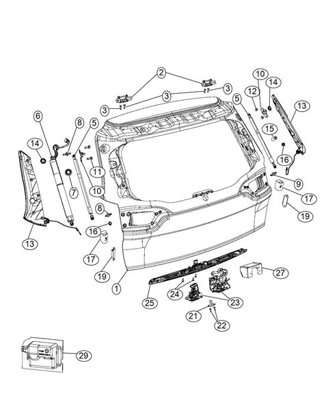 jeep cherokee latch liftgate power liftgate power liftgate dragon hood  af