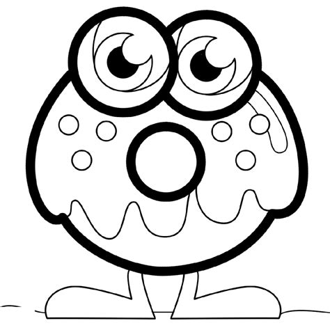 monster coloring pages   educative printable