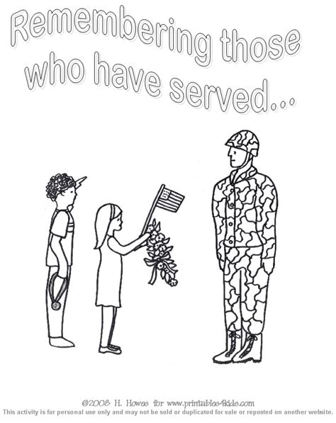 veterans day coloring pages  preschool vjf