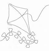 Kite Coloring Soaring Wise Kimara Weefolkart sketch template