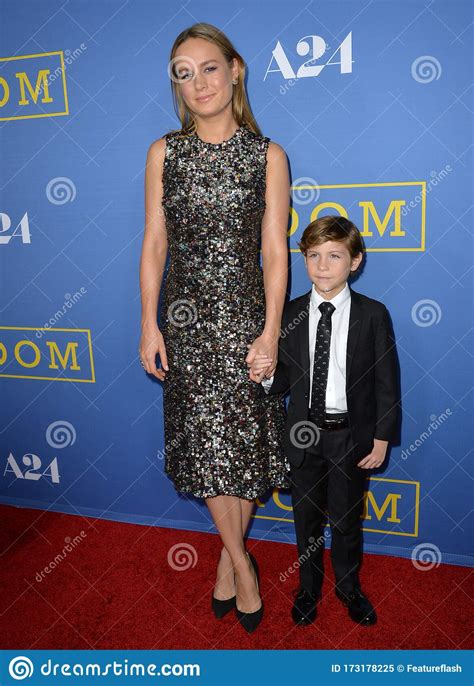 Brie Larson And Jacob Tremblay Editorial Image Image Of