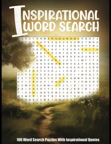 inspirational word search  word find puzzles  inspirational