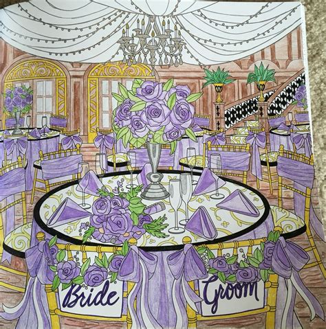 book wedding reception colored  cheryl krumm adult