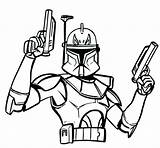 Clone Drawing Coloring Wars Star Pages Trooper Troopers Getdrawings sketch template