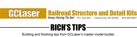 Richs Tips For Creating Model Rr Structures