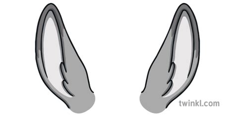 donkey ears illustration twinkl