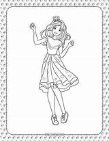 Barbie Coloring Princess Pages Adventure Whatsapp Tweet Email sketch template