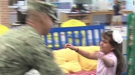 navy dad surprises daughter at school cnn video