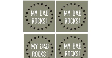 dad rocks fathers day printable fathers day printable fathers