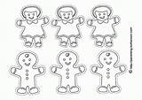 Coloring Gingerbread Girl Boy Pages Printable Popular sketch template