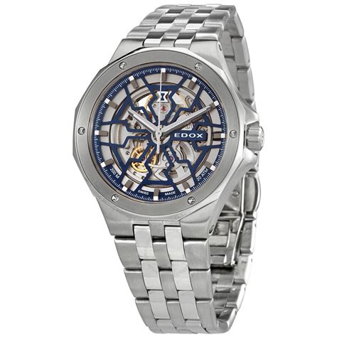 edox delfin mecano automatic mens    buigb  watches delfin mecano