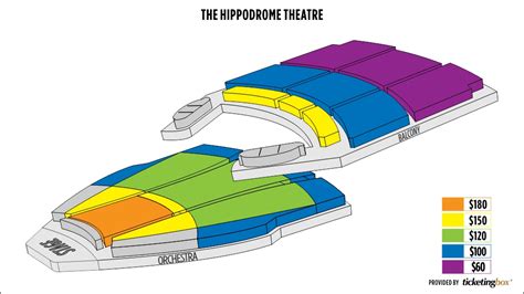 baltimore  hippodrome theatre seating chart