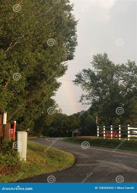 rainbow post oak area spotsylvania stock image image  post area