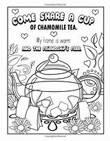 Chamomile Aromatherapy sketch template
