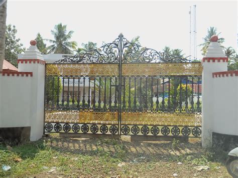 kerala gate designs  houses gates  kerala