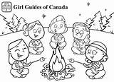 Coloring Colouring Girl Guides Campfire Sheets Pages Canada Sparks Brownie Printable Brownies Camping Scout Girls Promise Sheet Spark Activities Scouts sketch template