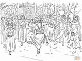 Ark Covenant Dancing Hebrew Arca Kleurplaten Josiah Uzzah Furnace Supercoloring Foran Danser Tegninger Ispirazione Danza Chosen Ante Divyajanani Kategorier Militari sketch template