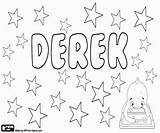 Name Derek Tyler Coloring English Pages Names Boy Oncoloring sketch template