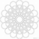 Mandala Visit Coloring sketch template