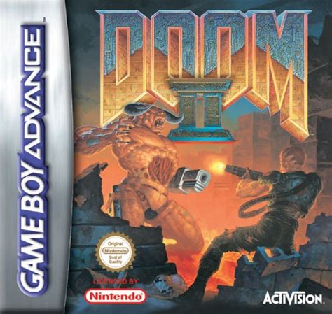 doom ii gameboy advance game gba english version  cartridge