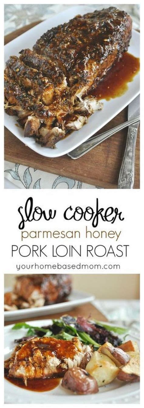 Slow Cooker Parmesan Honey Pork Loin Roast Is One Of The