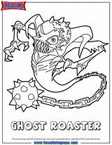 Coloring Ghost Skylanders Drawing Teamwork Roaster Pages Adventure Popular Undead Getdrawings Coloringhome sketch template