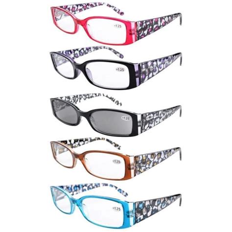 charnière plastique lunettes de lecture 5 paires 0 50 achat vente