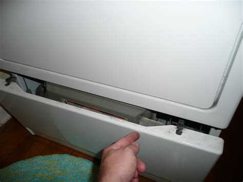 removing kenmore  series model  clothes dryer mechanical compartment panel