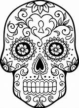 Coloring Pages Skull Sugar Mexico Mexican Drawing Female Culture Color Printable Getcolorings Template Getdrawings Clipartmag Print sketch template