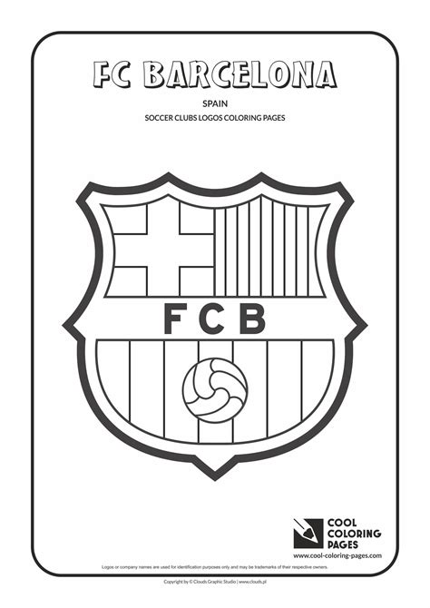 cool coloring pages fc barcelona logo coloring page cool coloring
