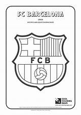 Coloring Barcelona Soccer Pages Fc Logos Cool Logo Color Football Clubs Barca Kids Colouring Bookmarks Team Club Teams Printable Sheets sketch template