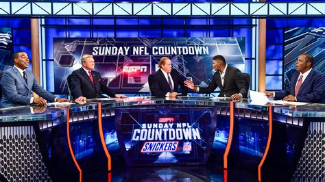 the purge who s in who s out on espn s nfl pregame shows sporting news