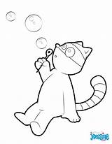 Bubbles Blowing Bulles Raccoon Fait Hellokids Bubble Laveur Raton sketch template