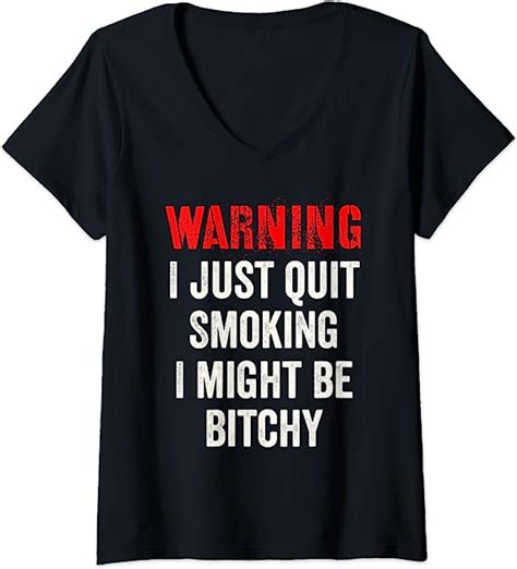Womens Warning I Just Quit Smoking I Might Be Bitchy