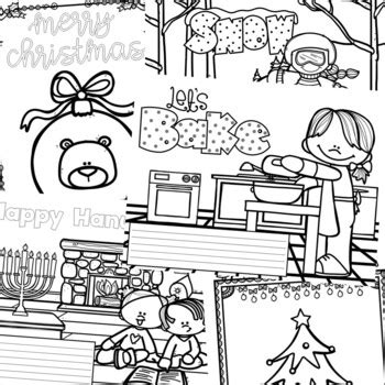christmas  holiday coloring pages   resourceful teacher tpt