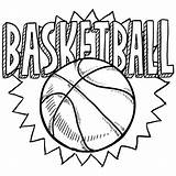 Coloring Pages Basketball Sports Choose Board Boys sketch template