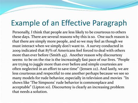 writing   developed paragraph powerpoint