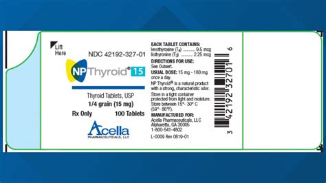 fda np thyroid medication recalled  subpotency rocketcitynowcom