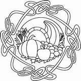 Mabon Pagan Wiccan sketch template