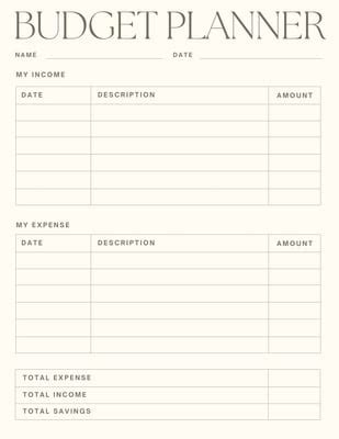 printable monthly budget planner budget template finance denmark hot