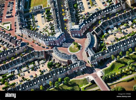 netherlands helmond residential district called brandevoort de stock photo royalty
