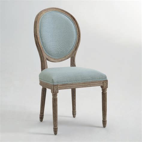 blue linen paige   dining chairs set   world market