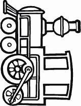 Coloring Book Cover Library Clipart Train Engine sketch template