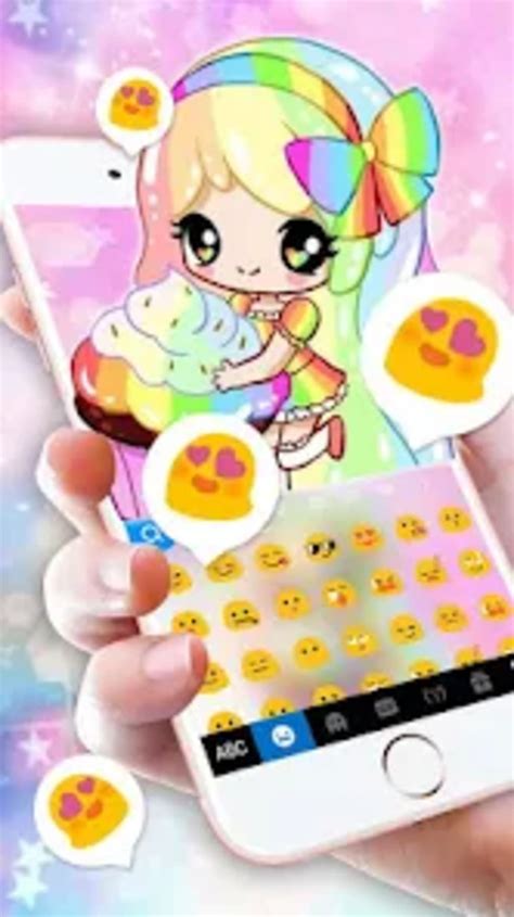 colorful girl theme  android
