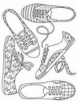 Coloring Shoes Pages Girl Air Nike Drawing Mag Colouring Adult Color Printable Women Coloriage Template Tap Pencil Books Shoe Kids sketch template